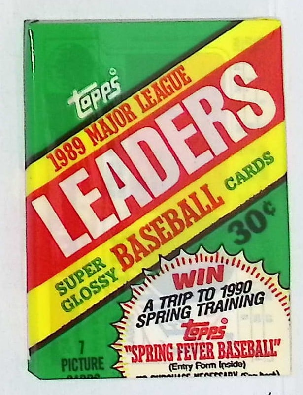 1989 Topps Major League Leaders Super Glossy Vintage Baseball Cards Retail Box Wax Pack Mini Cards: Topps Vintage Baseball Rookie MLB Trading & Sports Cards, Gary Carter, Nolan Ryan, Orel Hersheiser, Don Mattingly, Mike Schmidt Philadelphia Phillies, Old Baseball Cards for Sale Near Me, World Series
