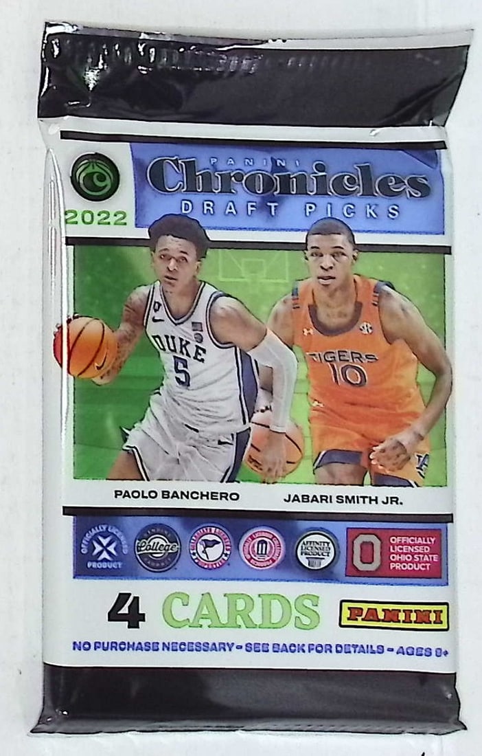 2022 Panini Chronicles Draft Picks Basketball Blaster Box Pack, Rookies: Paolo Banchero, Chet (1 of 1)