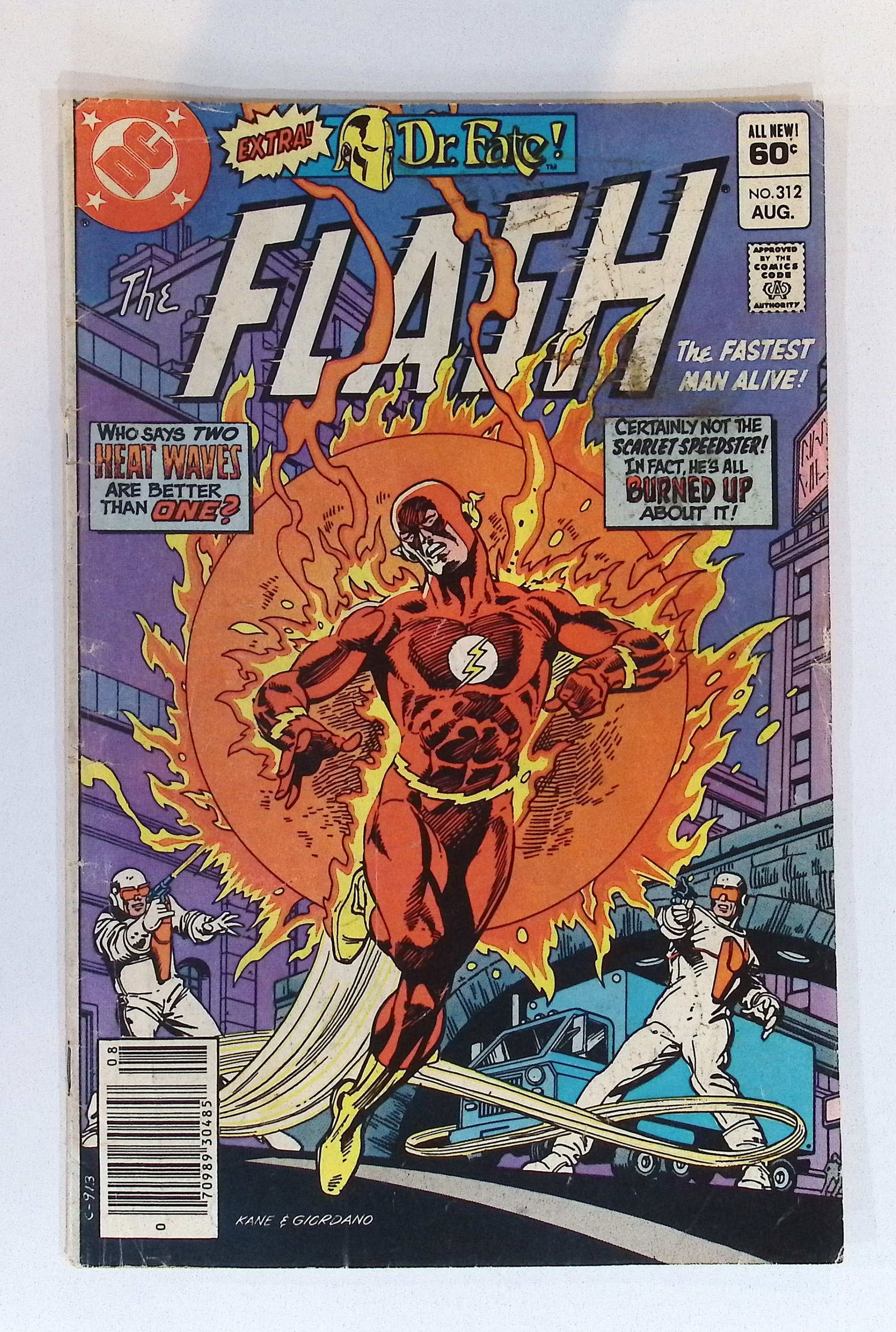 The Flash DC Vintage Comic Book: Aug 1982 #312, Smudge on Cover, Low Grade, See Photos (1 of 4)
