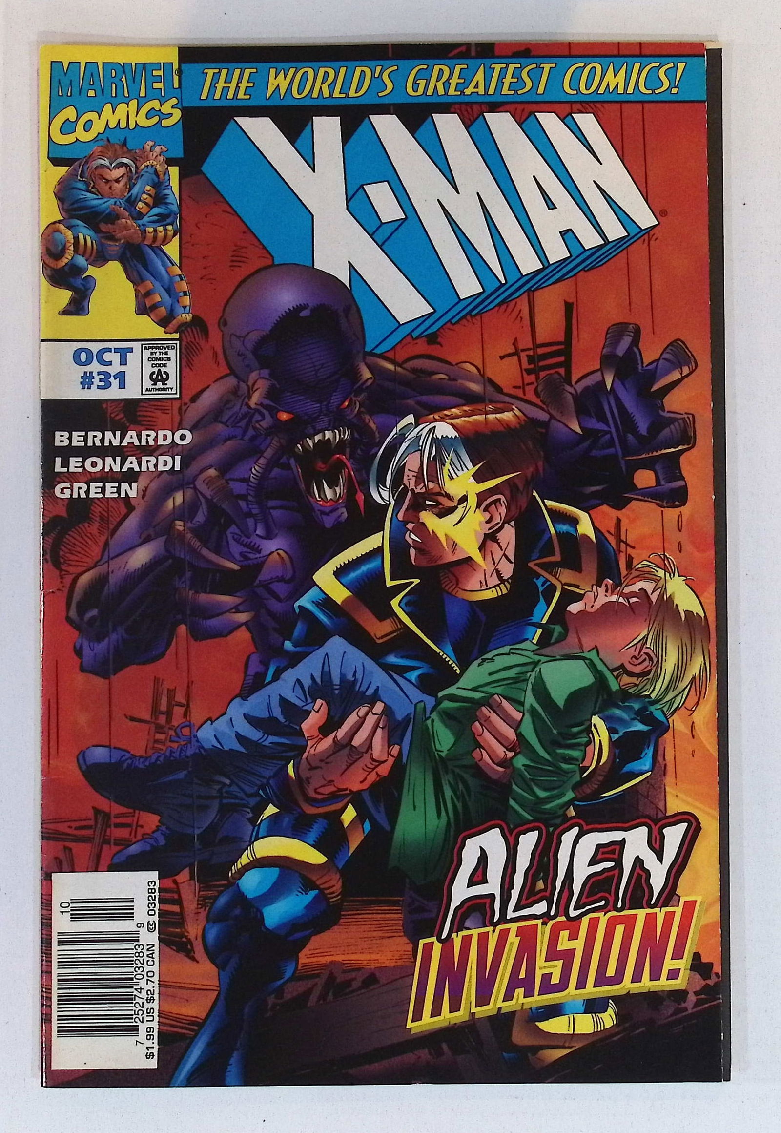 X-Man Marvel Vintage Comic Book: Oct 1997 #31, See Photos (1 of 4)