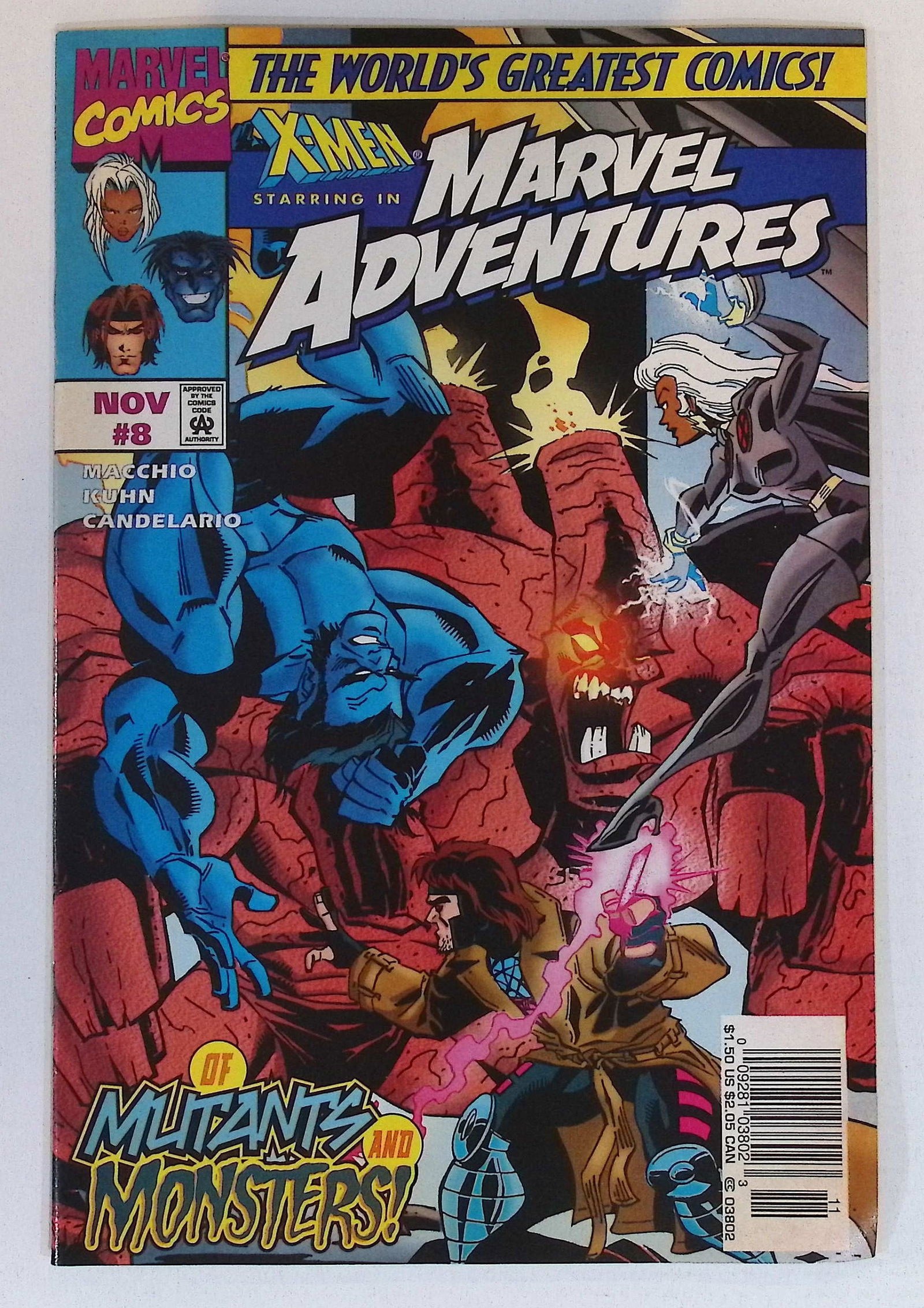 X-Men Starring in Marvel Adventures Marvel Vintage Comic Book: Nov 1997 #8, See Photos (1 of 4)