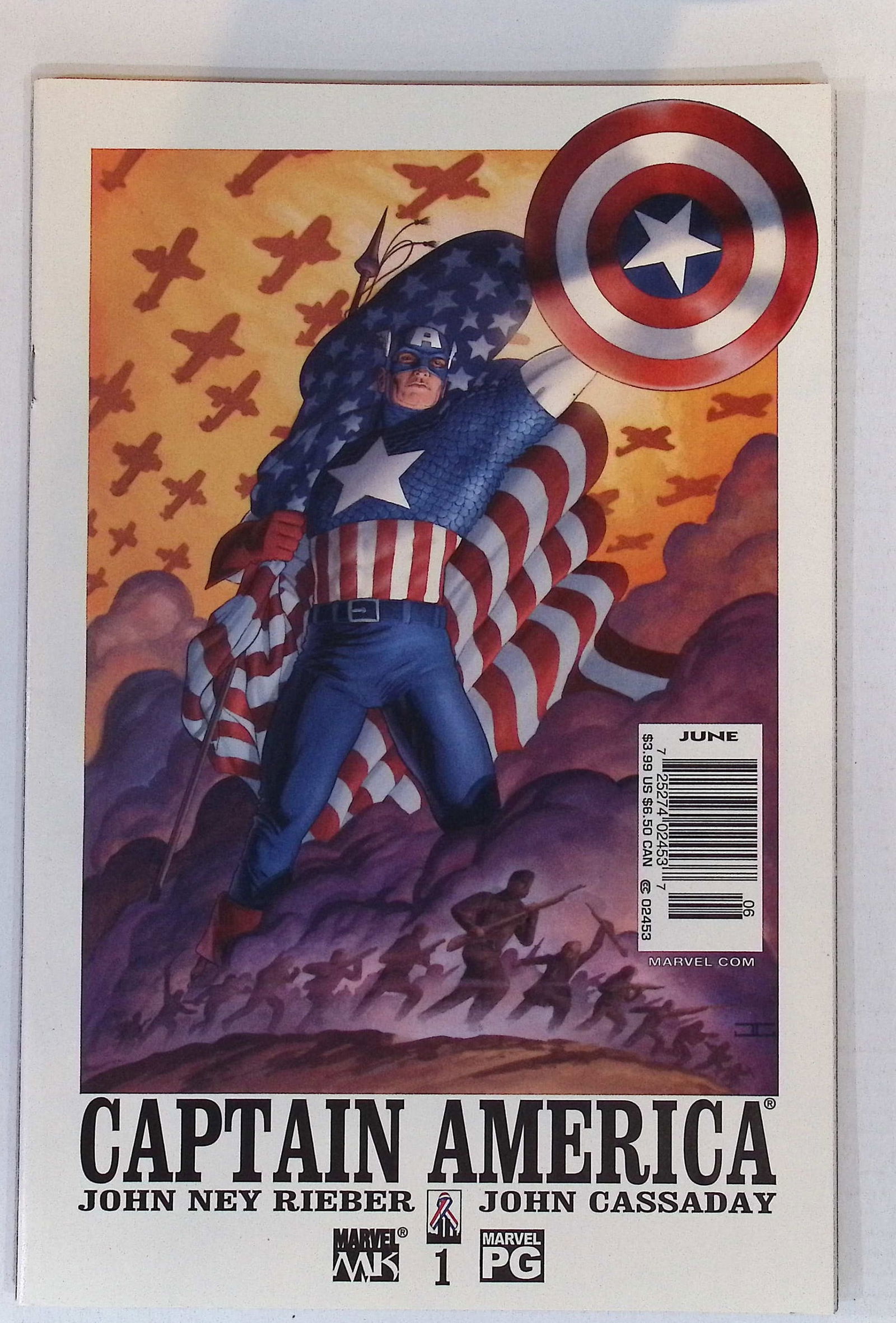 Captain America Marvel Vintage Comic Book: June 2002 #1 See Photos (1 of 4)