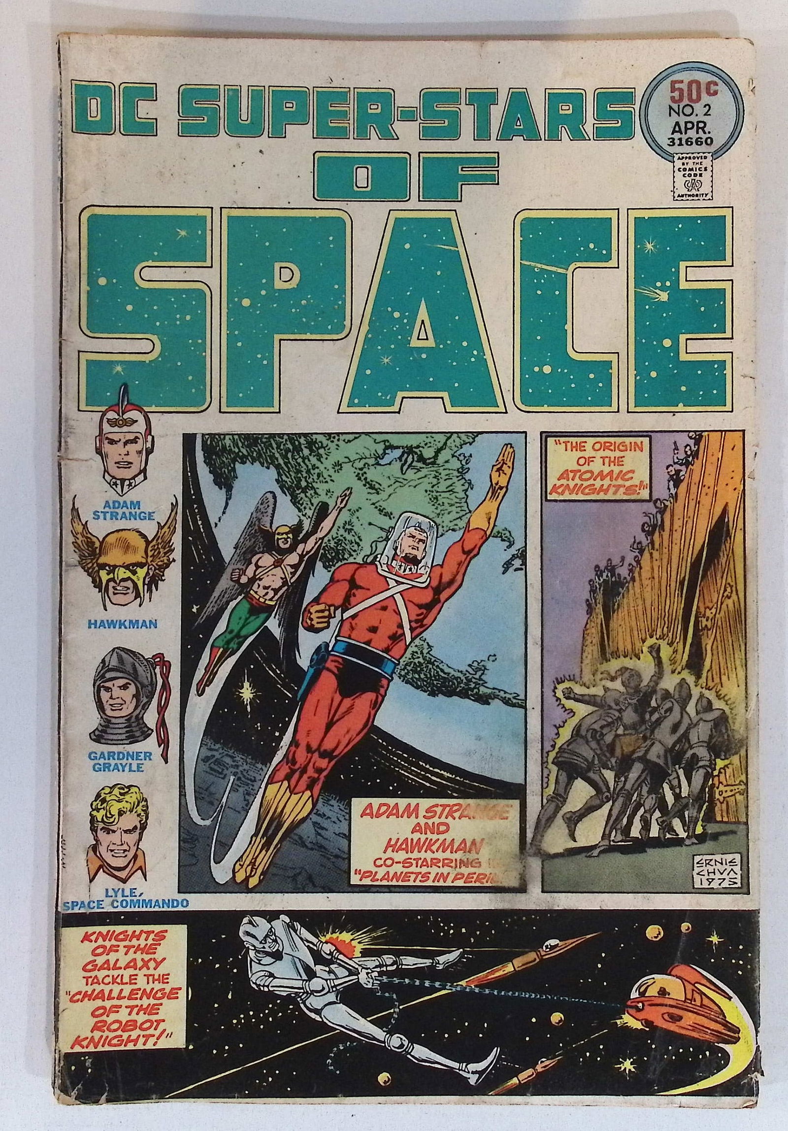 DC Super-Stars of Space DC Vintage Comic Book: Apr 1976 #2, Low Grade, See Photos (1 of 4)