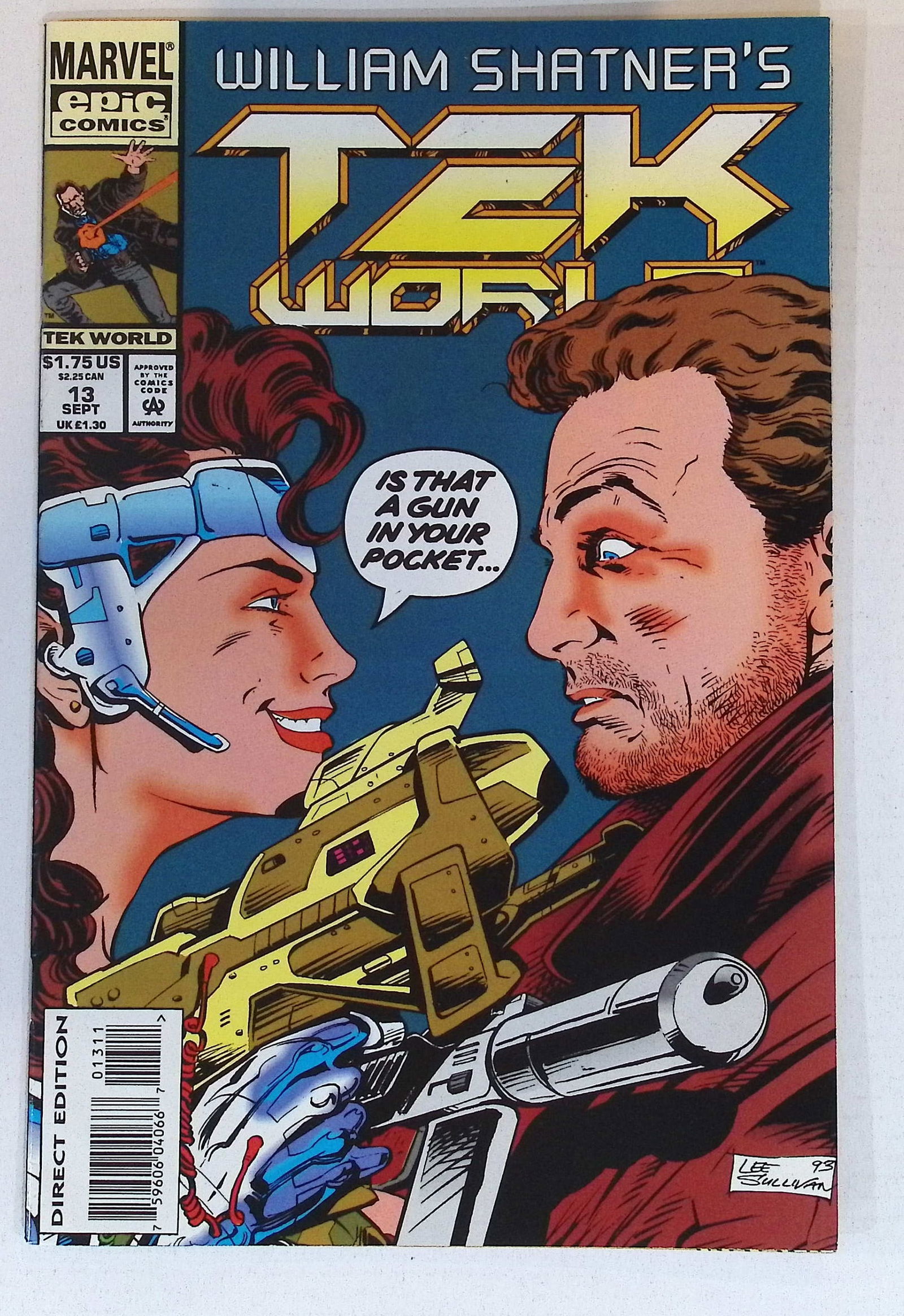 William Shatner's Tek World Marvel Epic Vintage Comic Book: Sep 1993 #13, See Photos: All Comic Books come Bagged, Boarded, Shipping is a little more than baseball cards due to the cost of supplies, Super Heroes Collectibles, Auction Magazine Lots for Sale on Line, Valuable Comic Book