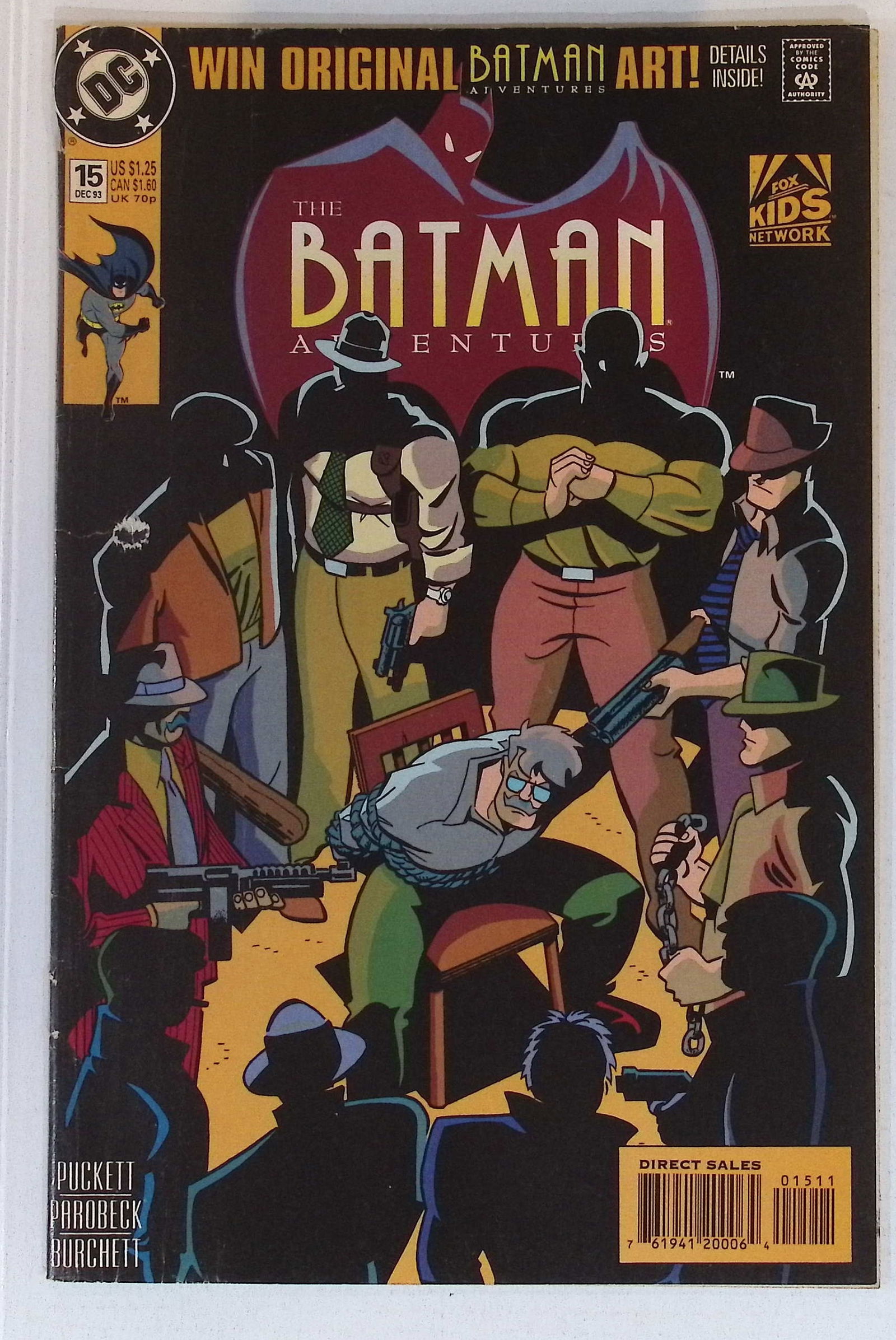 The Batman Adventures DC Comics Vintage Comic Book: Dec 1993 # 15 See Photos (1 of 4)