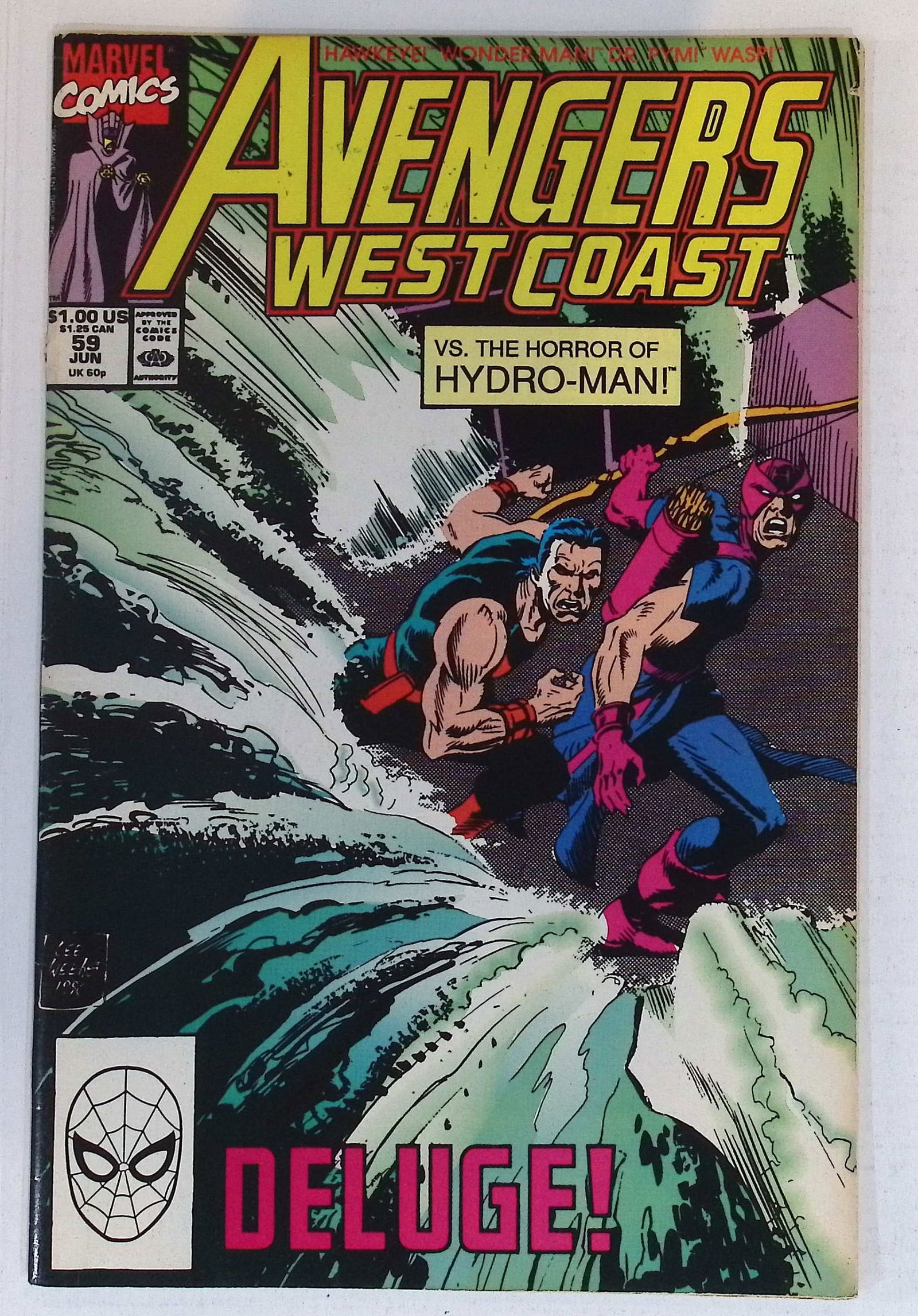 The Avengers West Coast Marvel Vintage Comic Book: June 1990 #59 See Photos (1 of 4)