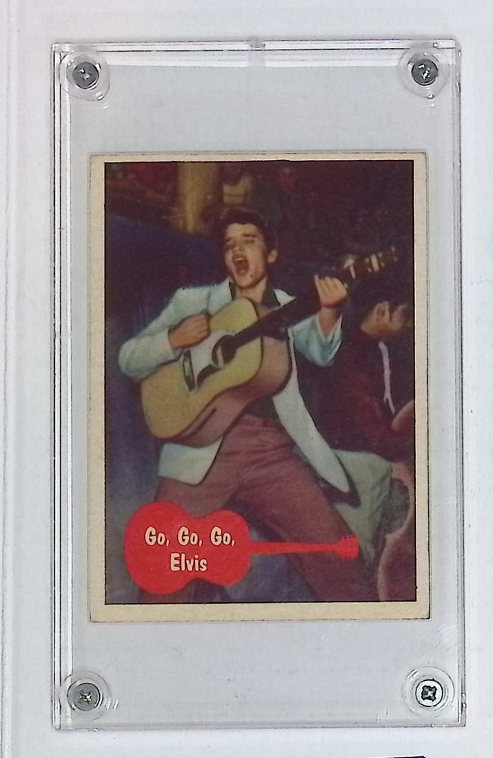 Elvis Presley Go, Go, Go Card 1956 Topps Trading Card #1, See Photos (1 of 2)