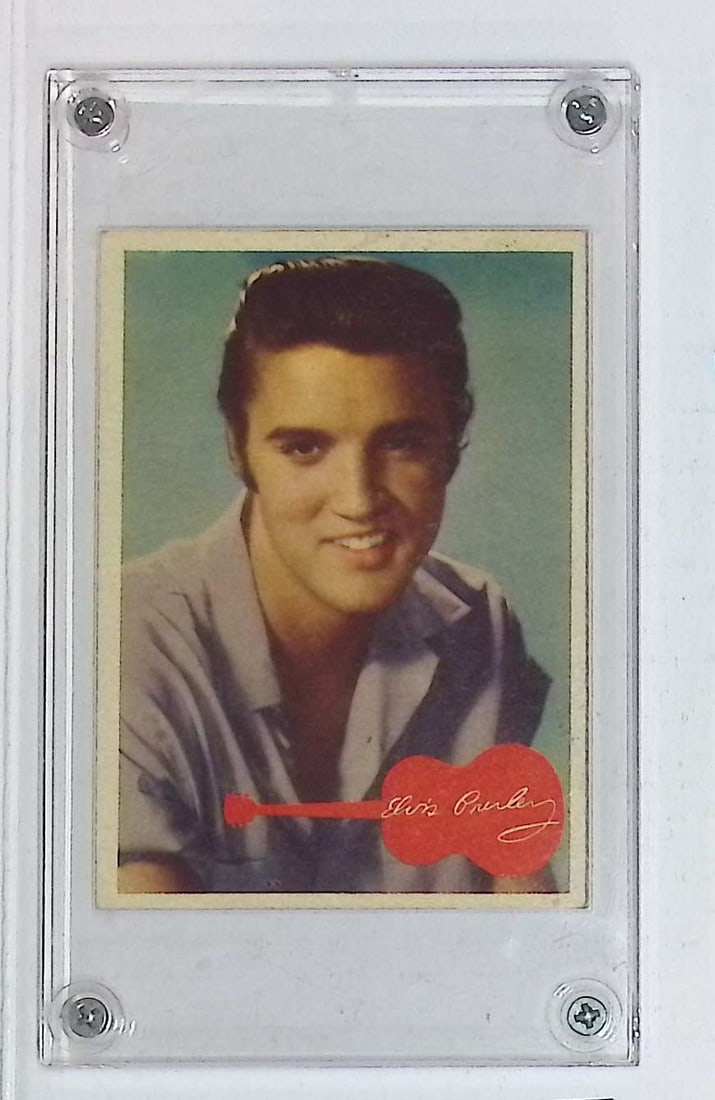 Elvis Presley Record Checklist Card 1956 Topps Trading Card #2, See Photos (1 of 8)