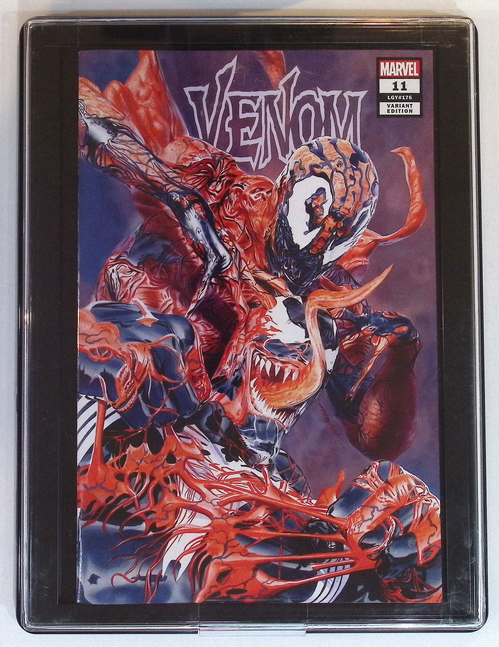 Venom Mike Mayhew Variant Cover, with COA, #359 of 1,000 Marvel Vintage Comic Book: Jan 2019 #11, In (1 of 5)