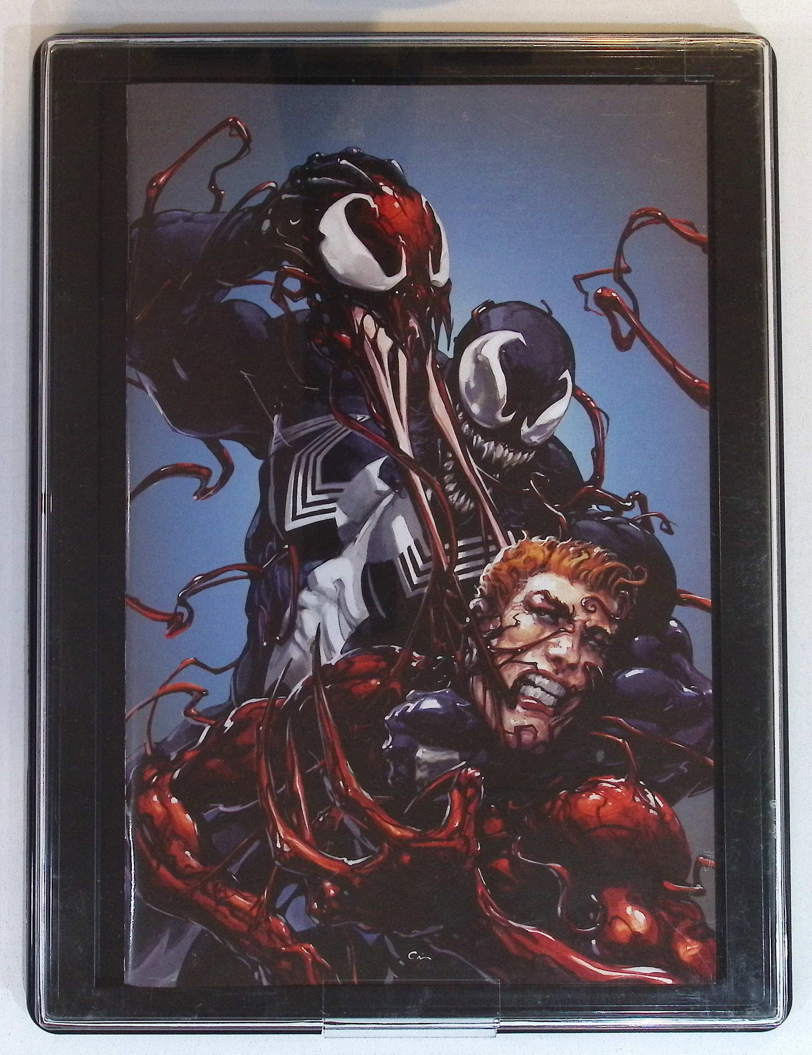 Web of Venom: Venom Unleashed Clayton Crain Variant Cover: Marvel Vintage Comic Book: Mar 2019 #1,: All Comic Books come Bagged, Boarded, Shipping is a little more than baseball cards due to the cost of supplies, Super Heroes Collectibles, Auction Magazine Lots for Sale on Line, Valuable Comic Book 