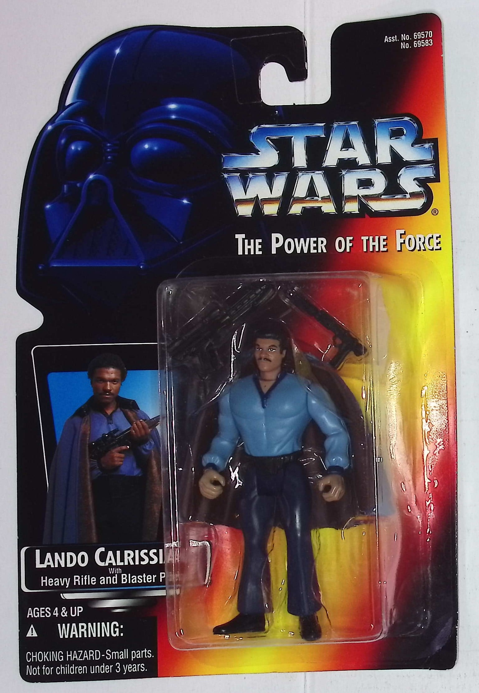 Star Wars Toy & Collector Figure Lando Calrissian, 1995 Tonka Kenner The Power of the Force, See (1 of 2)