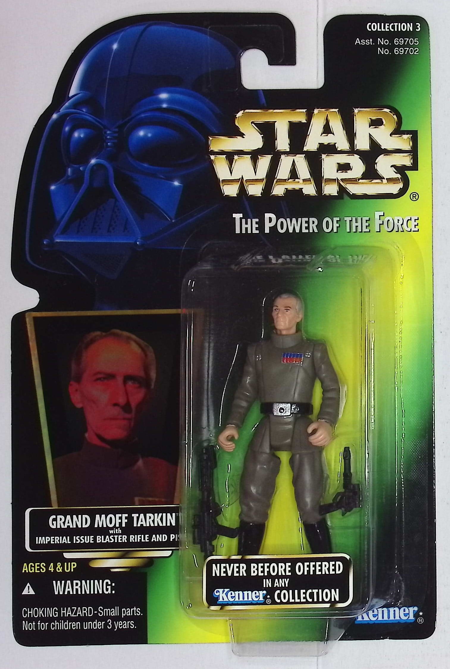 Star Wars Toy & Collector Figure Grand Moff Tarkin, 1996 Hasbro Kenner The Power of the Force (1 of 2)