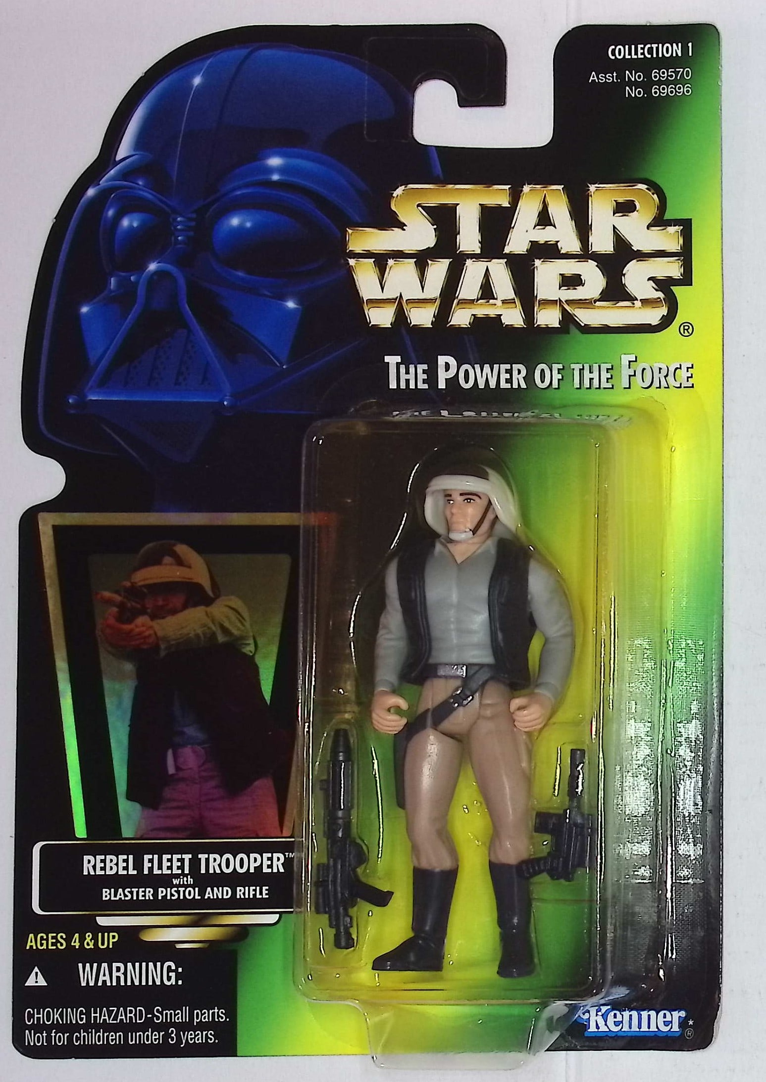 Star Wars Toy & Collector Figure Rebel Fleet Trooper, 1996 Hasbro Kenner The Power of the Force (1 of 2)