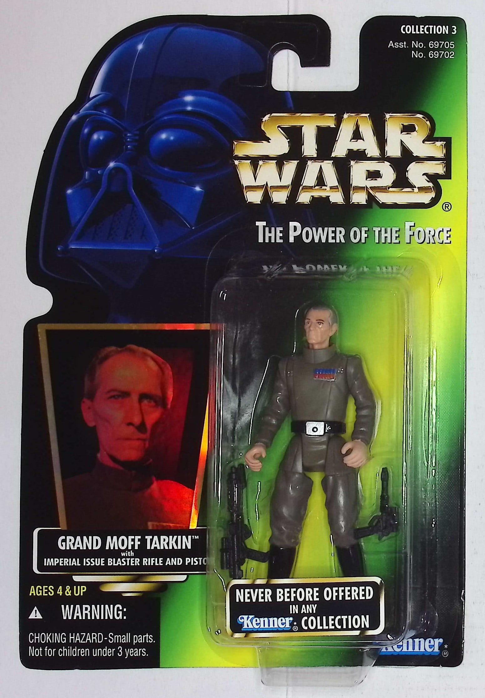 Star Wars Toy & Collector Figure Grand Moff Tarkin, 1996 Hasbro Kenner The Power of the Force (1 of 2)