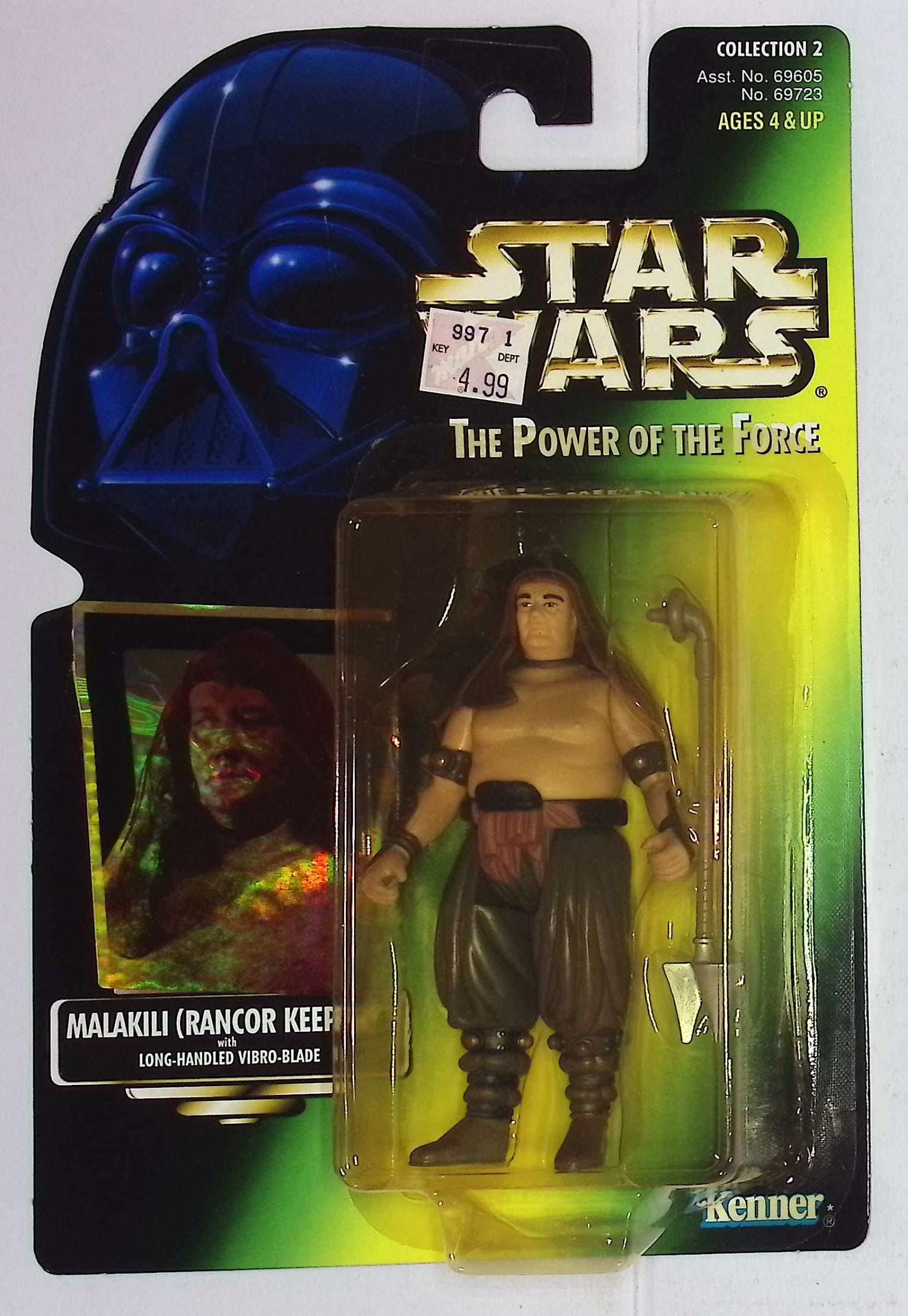 Star Wars Toy & Collector Figure Malakili (Rancor Keeper), 1997 Hasbro Kenner The Power of the Force (1 of 2)