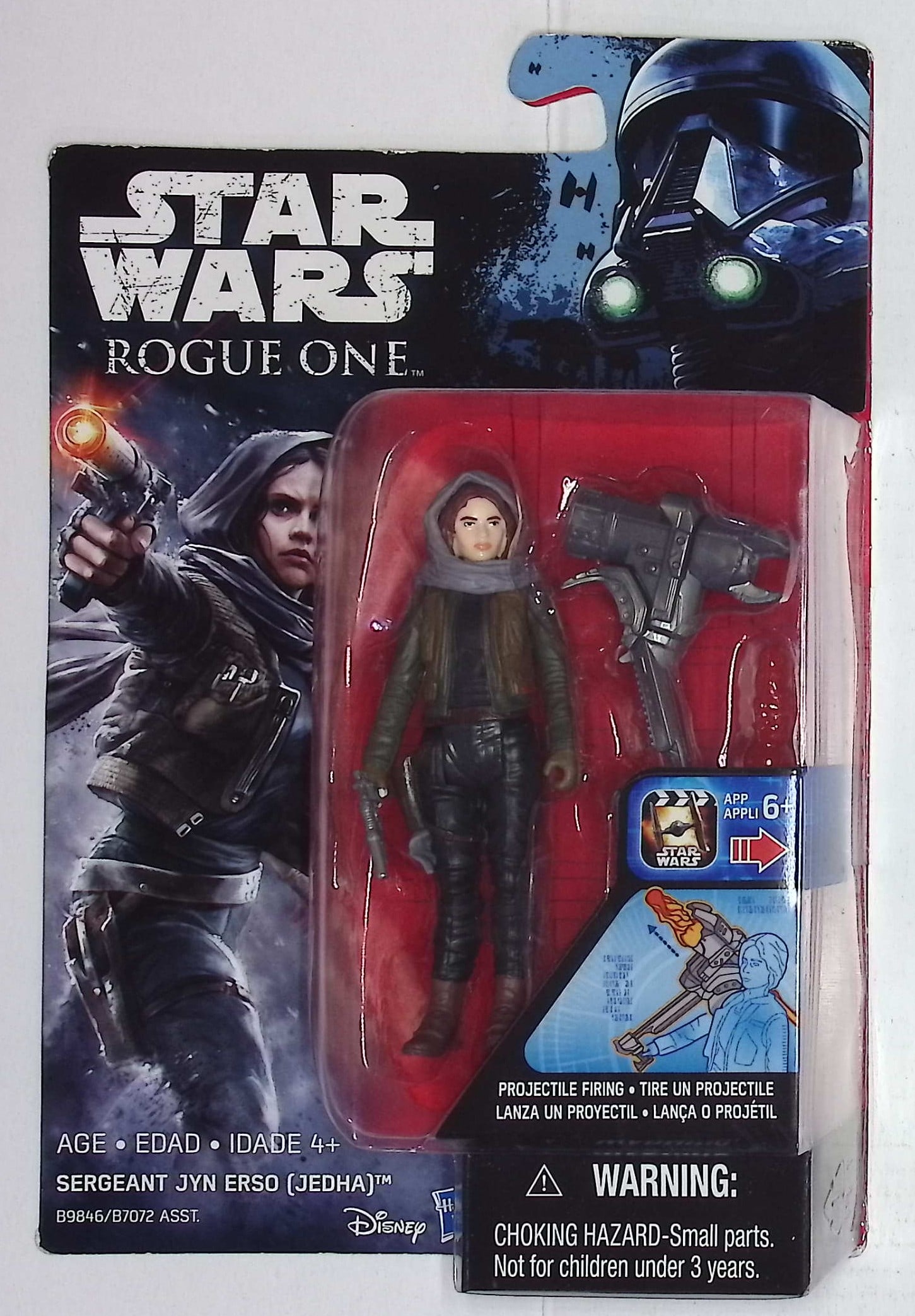 Star Wars Toy & Collector Figure Sergeant Jyn Erso (Jedha), 2016 Disney Hasbro Star Wars Rogue One, (1 of 2)