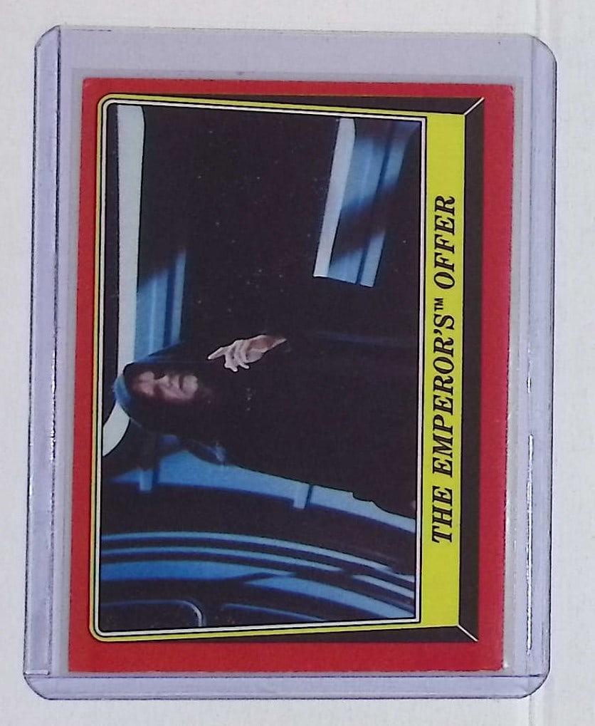 The Emperor's Offern Card: 1983 Topps Star Wars Return of the Jedi #118, See Photos: Topps Star Wars Trading Cards, Luke Skywalker, George Lucas, Darth Vader, Han Solo, Princess Leia, Chewbacca, Movie Memorabilia Cards for Sale Near Me, Valuable Memorabilia Auction Lots Sold On Line,