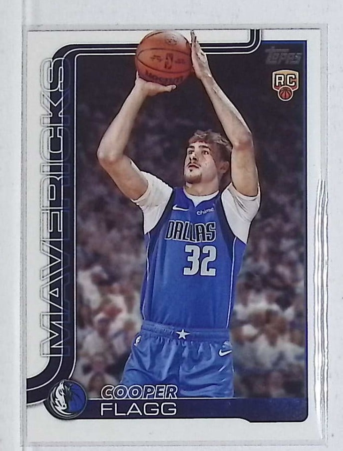 Cooper Flagg Rookie Card 2025 Topps Flagship Collection #201 Dallas Mavericks Duke Bluedevils: Topps Basketball NBA Trading & Sports Cards, Sports Cards for Sale Near Me, Chrome, Refractor, SP, SSP, Valuable Auction Memorabilia Lots Sold On Line, NBA Championship & Hall of Fame Player Cards