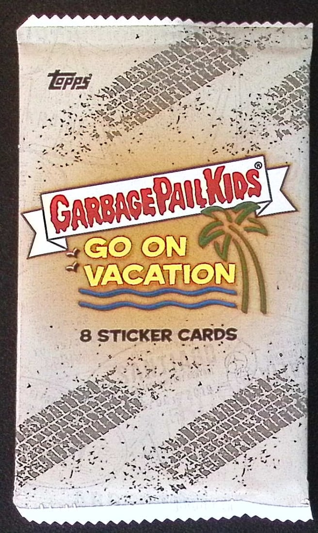 2021 Topps Garbage Pail Kids Go On Vacation Wax Pack Sticker Cards: Numbered Cards, Wave Parallels, Topps Trading Cards Sold on Line, Auction Lots for sale on line, Trading Card Stickers