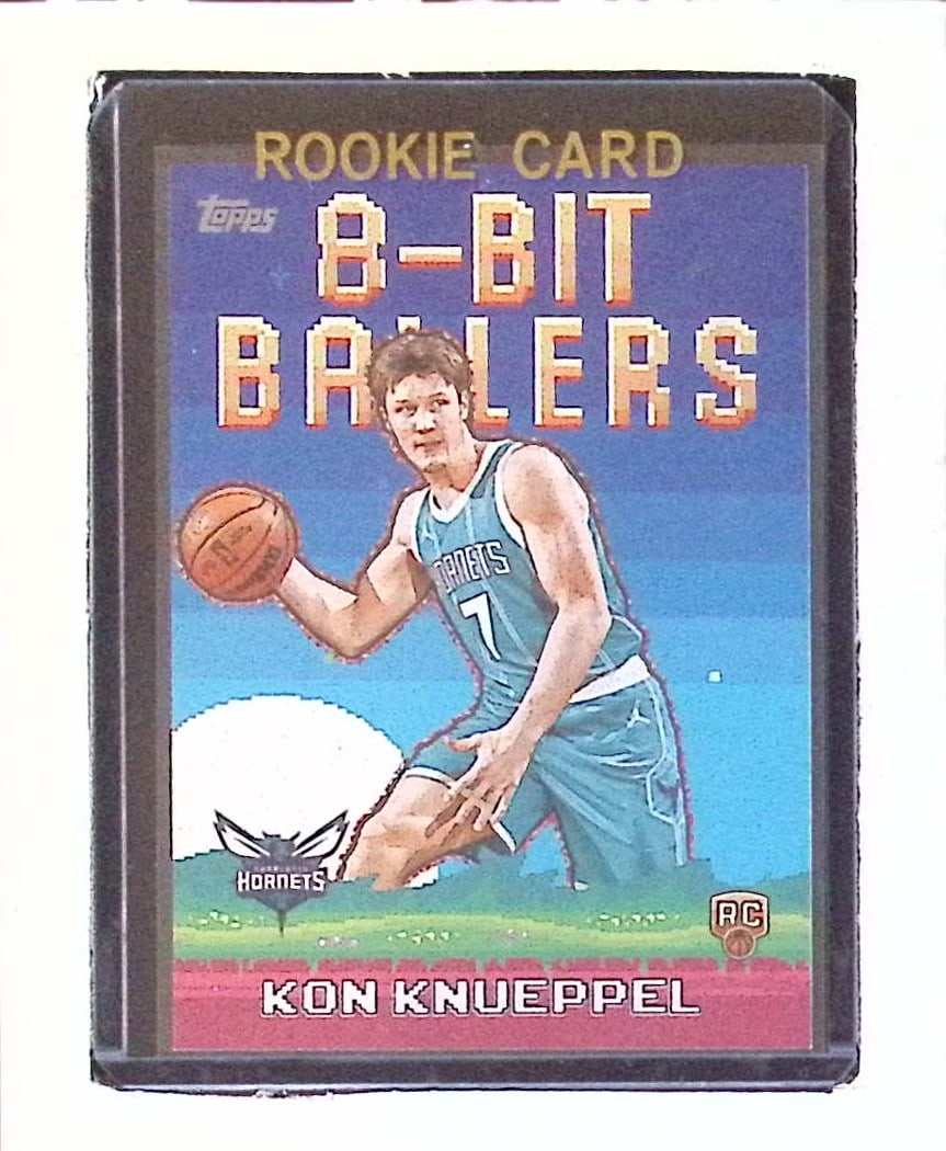 Kon Knueppel Rookie Card 8-Bit Ballers Insert 2025 Topps #8B-34: Topps Basketball NBA Trading & Sports Cards, Sports Cards for Sale Near Me, Chrome, Refractor, SP, SSP, Valuable Auction Memorabilia Lots Sold On Line, NBA Championship & Hall of Fame Player Cards