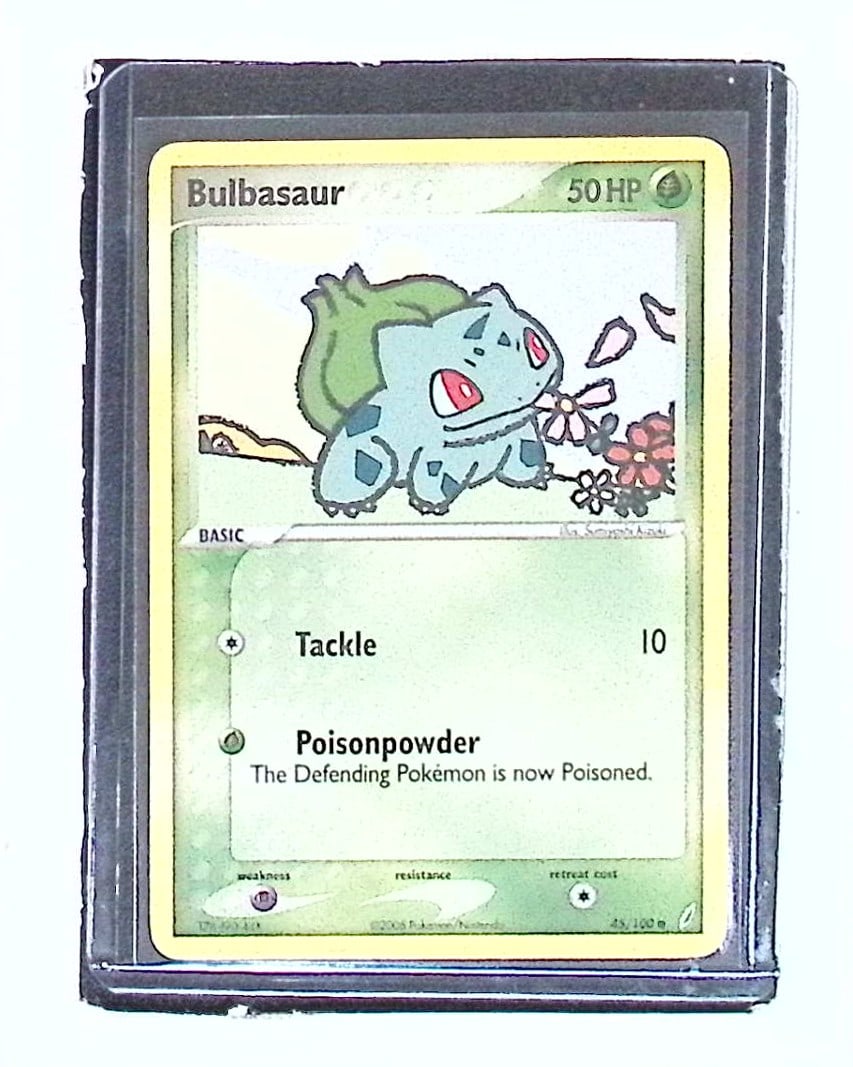 Bulbasaur Card #45/100 2006 Pokemon Crystal Guardians: Pokemon Trading Card Game Cards, Charizard, Pikachu, Mewtwo, Reverse Holo, Holo Rare, Secret Rare Cards, Full Art Cards, Eevee, Ultra Rare Card, Illustration Rare, Special Illustration Rare SIR