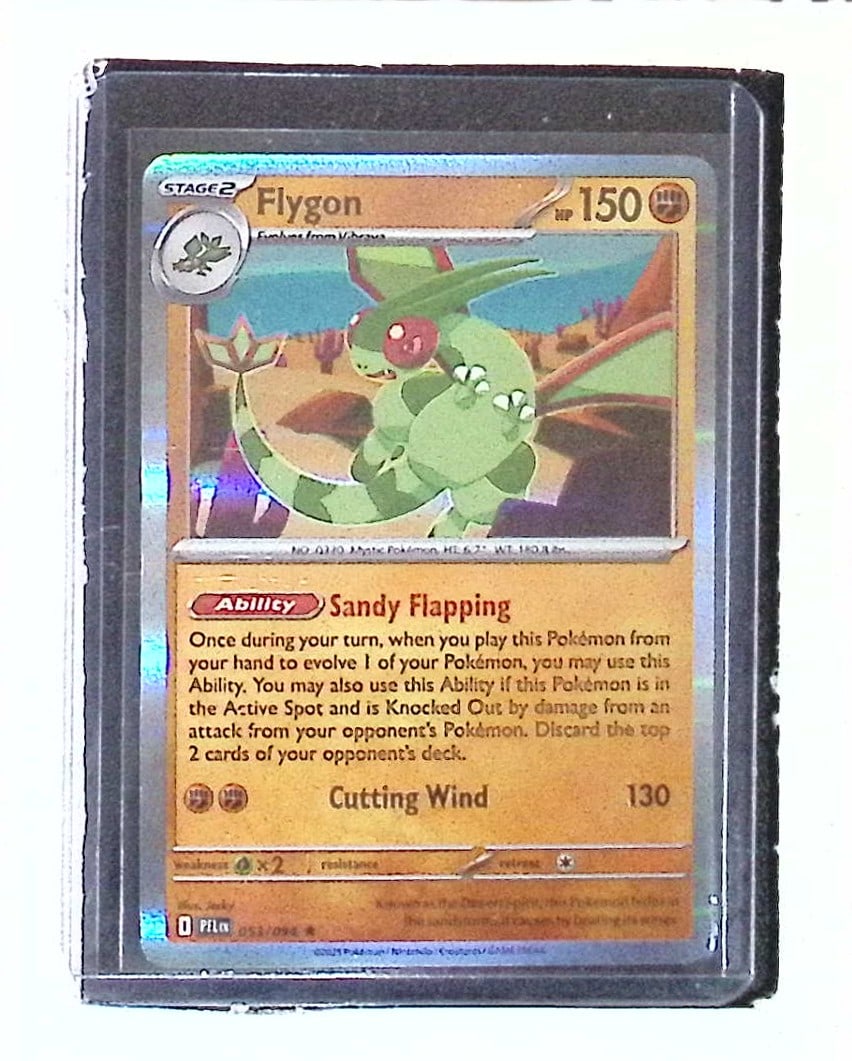 Flygon Holo Card #53/94 Pokemon Phantasmal Flames: Pokemon Trading Card Game Cards, Charizard, Pikachu, Mewtwo, Reverse Holo, Holo Rare, Secret Rare Cards, Full Art Cards, Eevee, Ultra Rare Card, Illustration Rare, Special Illustration Rare SIR
