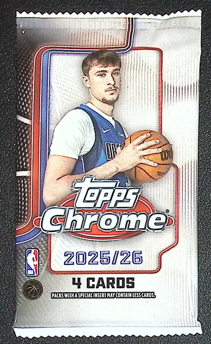 2025 Topps Chrome Basketball Cards BLASTER BOX PACK - Cooper Flagg Rookie Card: Topps Chrome Basketball NBA Trading & Sports Cards, Victor Wembanyama, Brandon Miller, Amen Thompson, Scoot Henderson, Ausar Thompson, Autographs, Signatures, Green Topps Logo Refractor, Auction Lots
