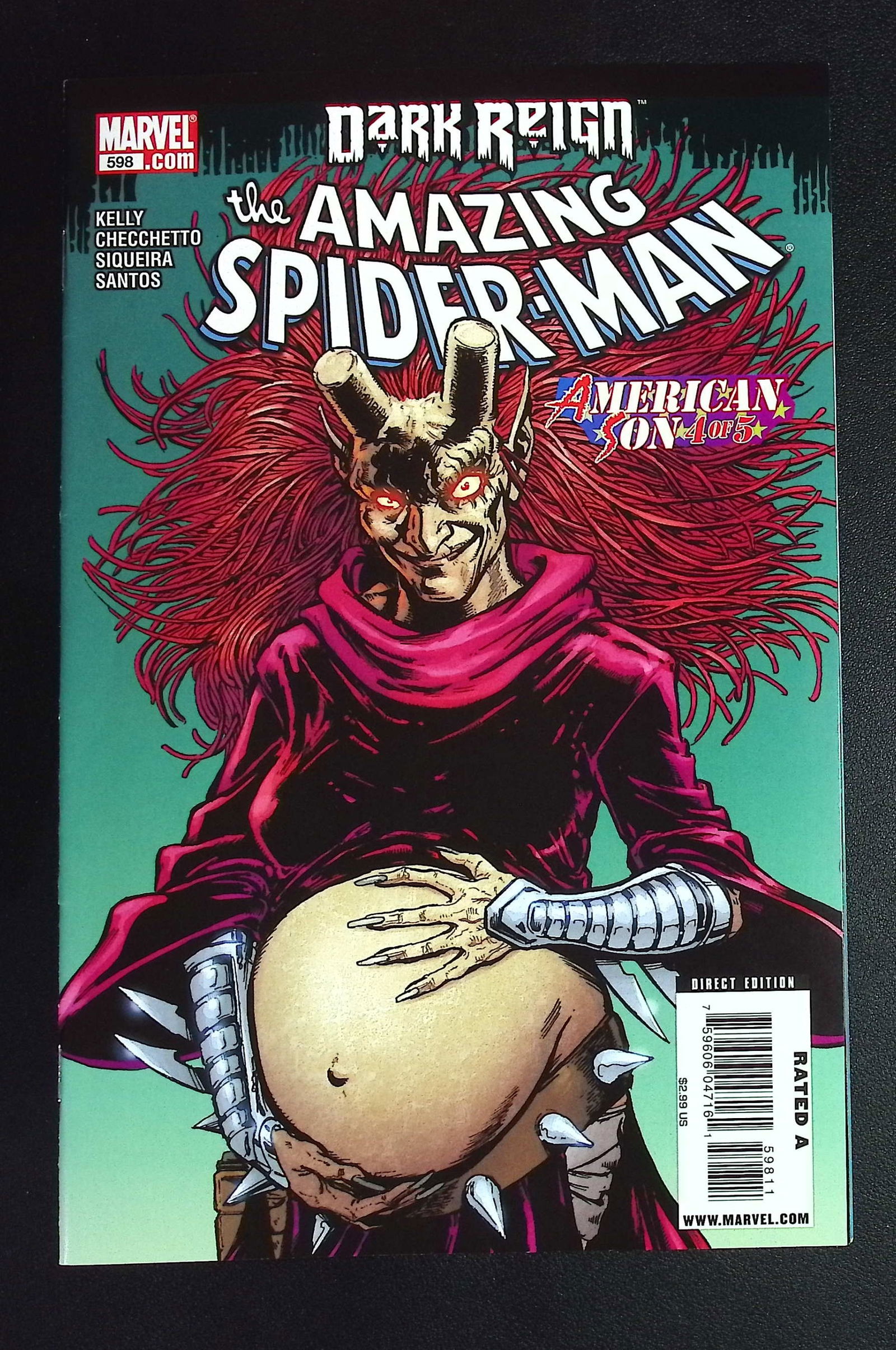 Dark Reign The Amazing Spiderman Marvel Vintage Comic Book: Aug 2009 See Photos (1 of 4)