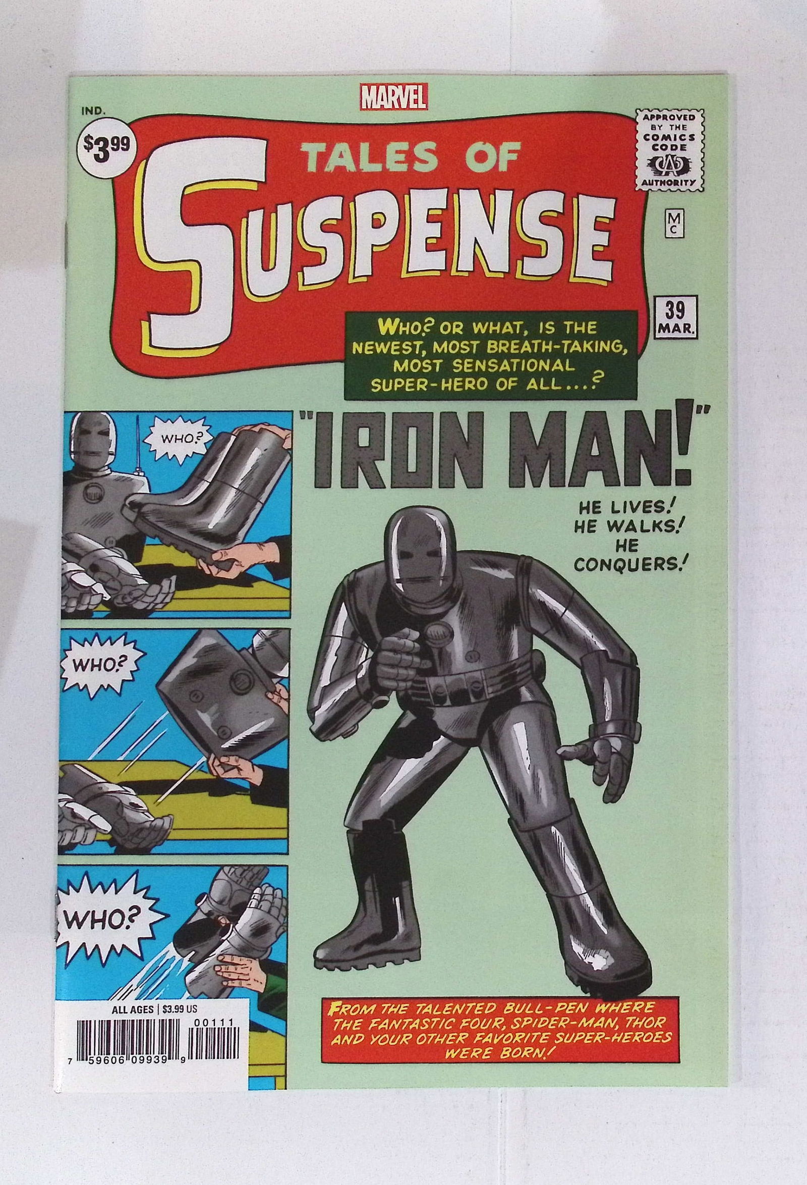 Tales of Suspense Facsimile Edition Marvel Comic Book: Nov 2020 #39 See Photos (1 of 4)