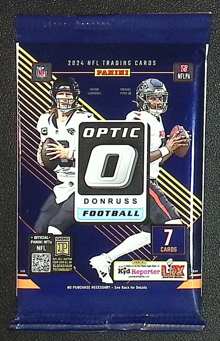 2024-25 Donruss Optic Football BLASTER BOX PACK - Downtown, Uptown Inserts, Jayden Daniels Sports: Donruss Optic Football NFL Trading & Sports Cards, Rookies In this set are Jayden Daniels, Bo Nix, Michael Penix, Jr, Caleb Williams, Drake Maye, Marvin Harrison, Jr, Uptown SP, Rated Rookie, Downtown