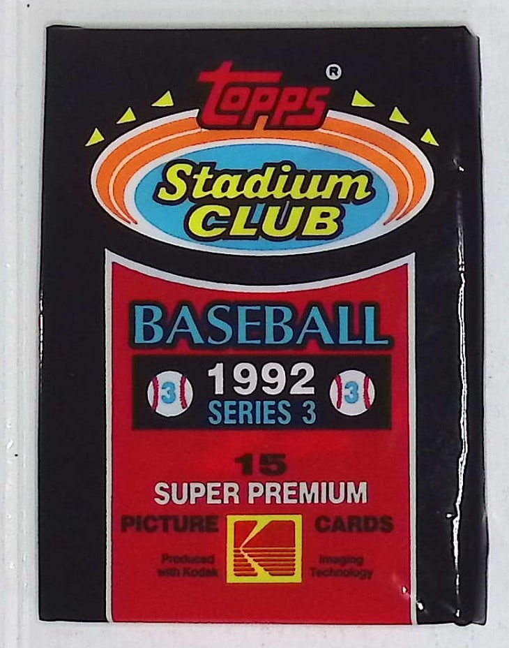 1992 Topps Stadium Club Series 3 Vintage Baseball Retail Box Wax Pack (1 of 1)