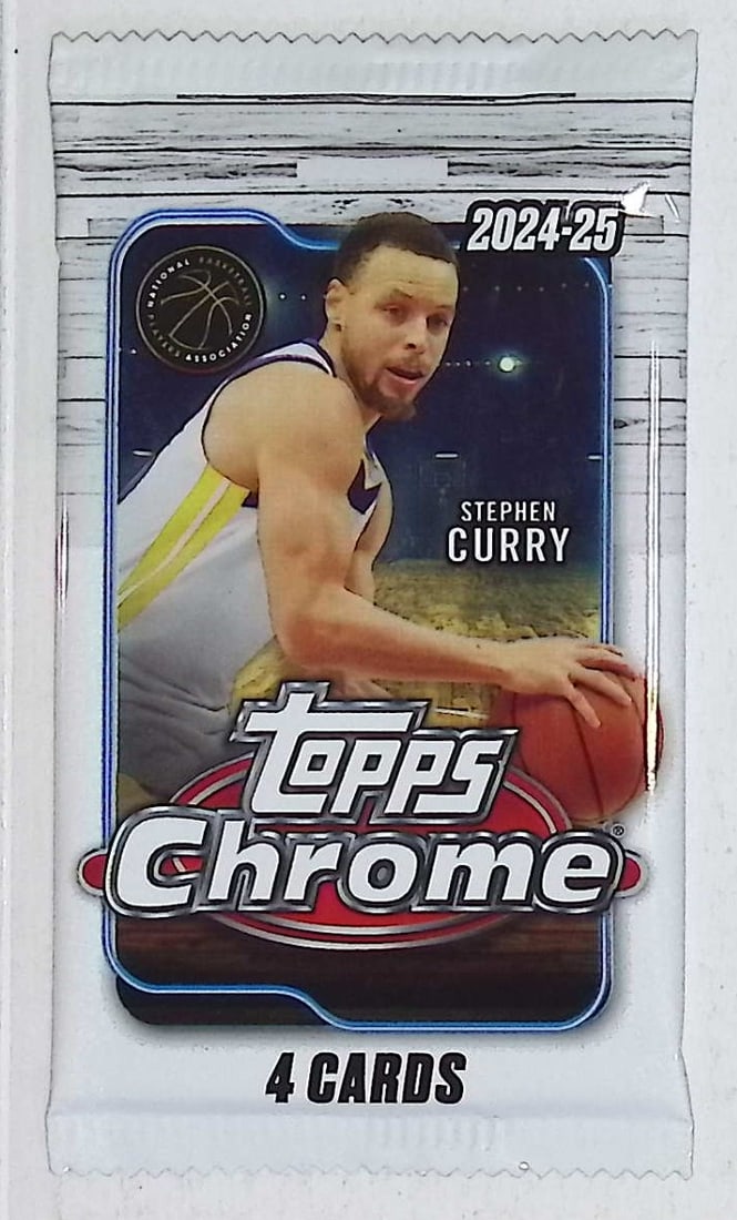 2024 Topps Chrome Basketball Cards BLASTER BOX PACK (1 of 1)