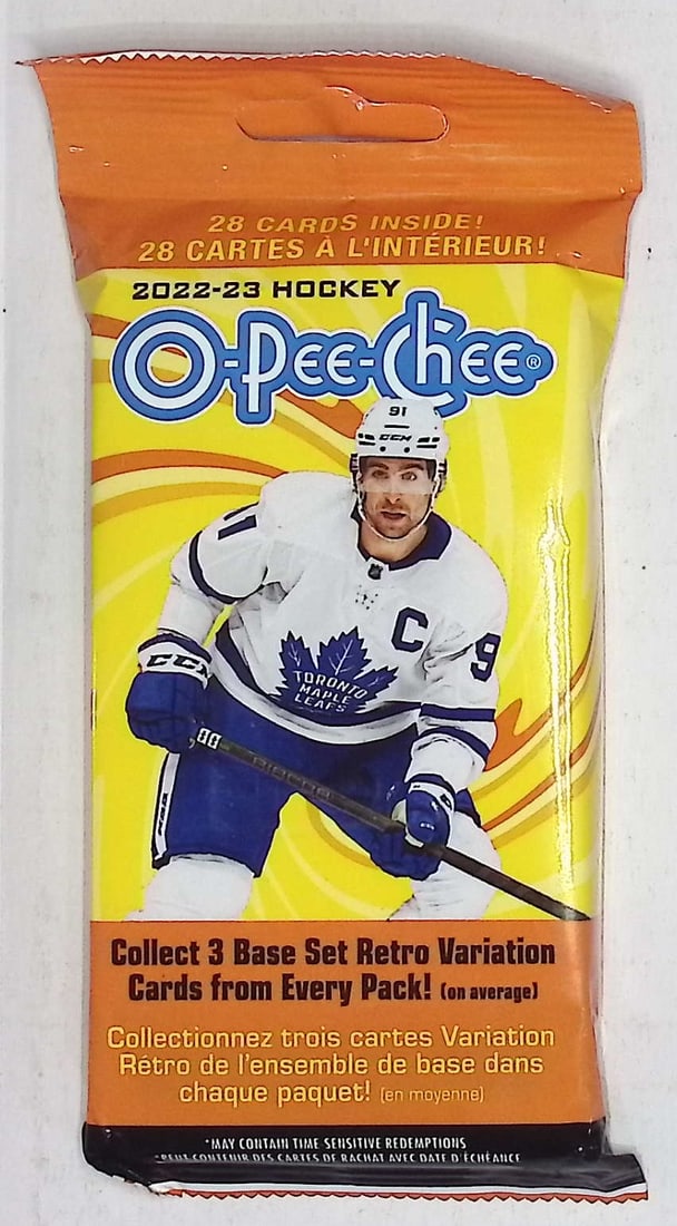 2022-'23 O Pee Chee HANGER VALUE FAT PACK NHL Trading Cards Stanley Cup: O Pee Chee Hockey NHL Trading & Sports Cards, Connor McDavid, Alex Ovechkin, Sports Cards for Sale Near Me, Rookie Players, Auction Lots for Sale Near Me, Stanley Cup & Hall of Fame Players