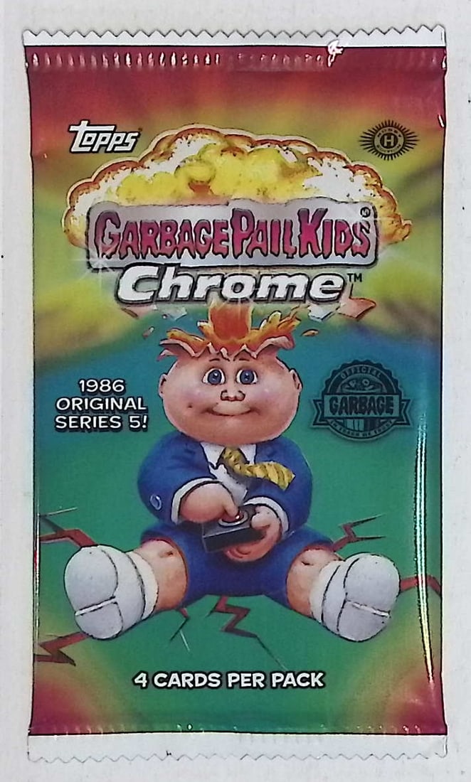 2022 Gargage Pail Kids Chrome Hobby Box Pack 1986 Origianal Series 5! Trading Cards: Numbered Cards, Wave Parallels, Topps Trading Cards Sold on Line, Auction Lots for sale on line, Trading Card Stickers