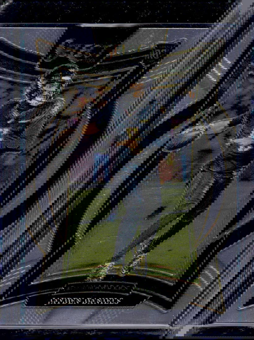 Jayden Daniels Rookie Card 2024 Select #26 Washington Commanders: Panini Select, Prizm, Mosaic, Contenders, Zenith, Phoenix, Illusions, Absolute, Rookie NFL Sports Trading Cards, SP, SSP, Cards, Football Cards for Sale Near Me, Superbowl & Hall of Fame Player Cards,