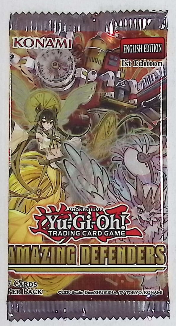 2020 Yu-Gi-Oh! Amazing Defenders Retail Box Pack - 1 Foil in Every Pack - English 1st Edition (1 of 1)