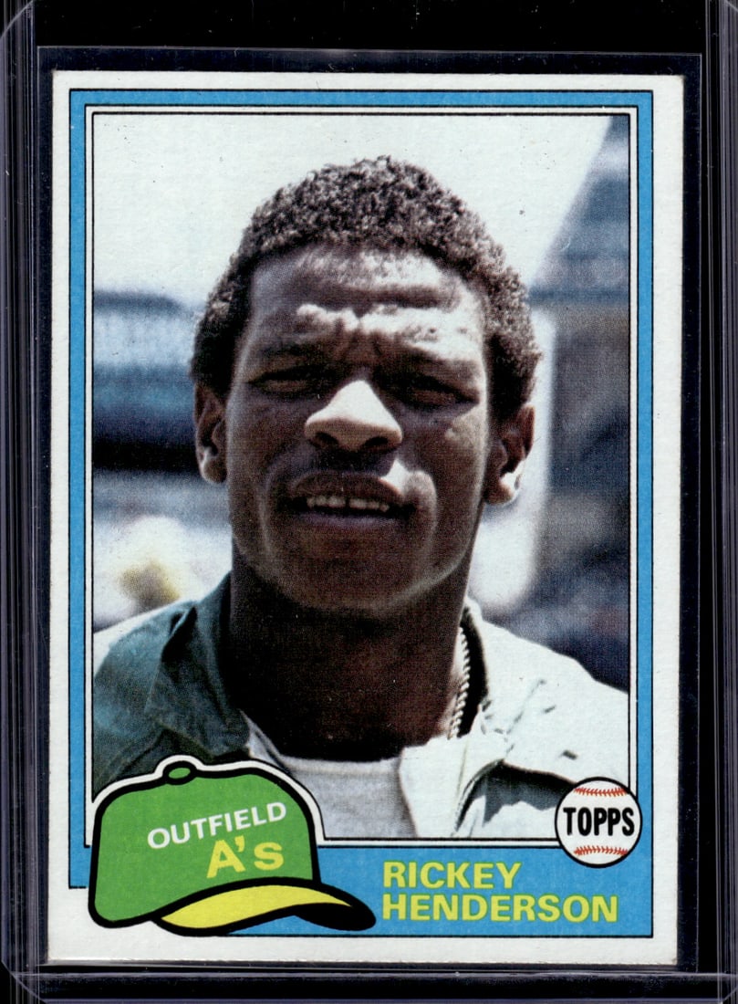 Rickey Henderson 1981 Topps #261 Oakland A's (1 of 2)