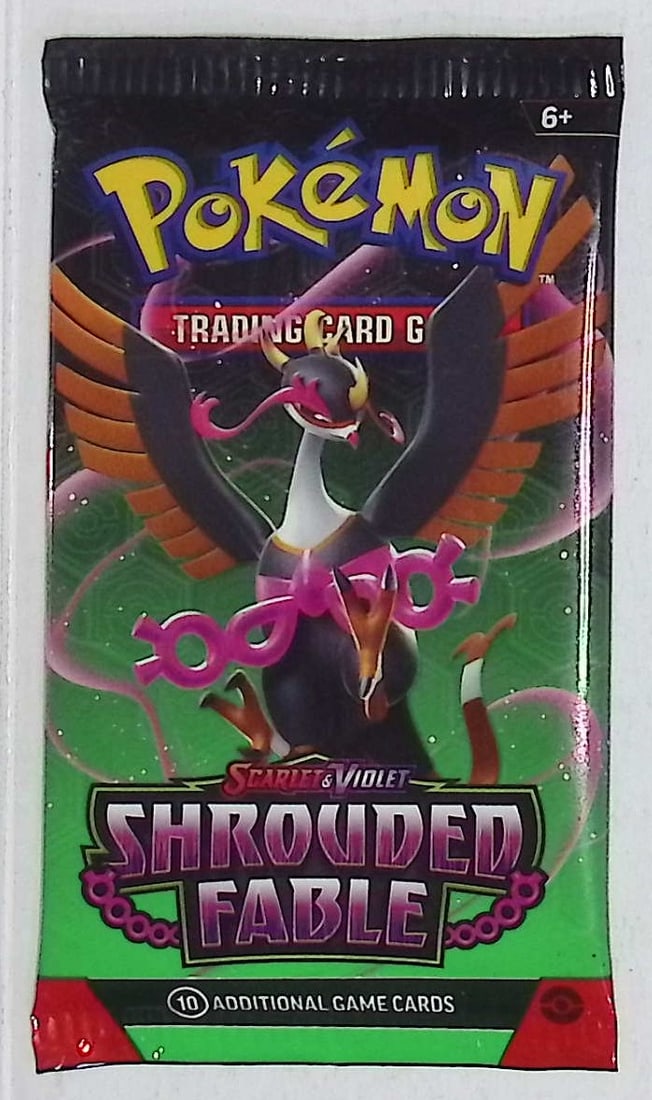 2025 Pokemon Scarlet & Violet Shrouded Fable 10 Card Booster Pack Charizard: Pokemon Trading Card Game Cards, Charizard, Pikachu, Mewto, EX, Referse Holo, Holo Rare Cards, Secret Rare Cards, Full Art Cards, Evee, 3 Stars Ultra Rare Cards, Double Rare, Illustration Rare, Specia