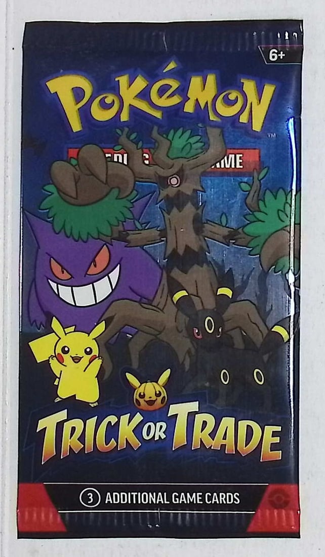 1 - Pokemon Trick or Trade Retail Box Pack: Pokemon Trick or Trade Retail Box Packs, Pikachu, Houndoom, Halloween Pokemon Cards