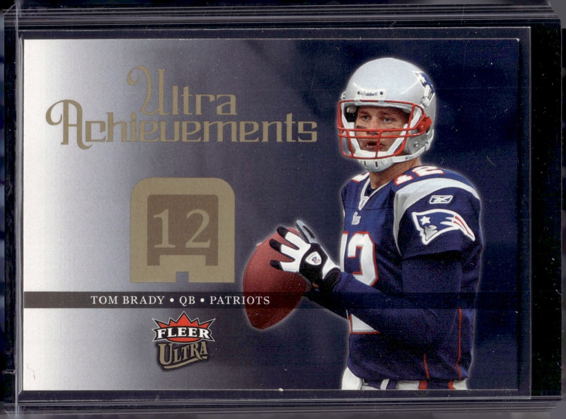 Tom Brady Ultra Achievements 2006 Fleer Ultra #UA-TB New England Patriots (1 of 2)