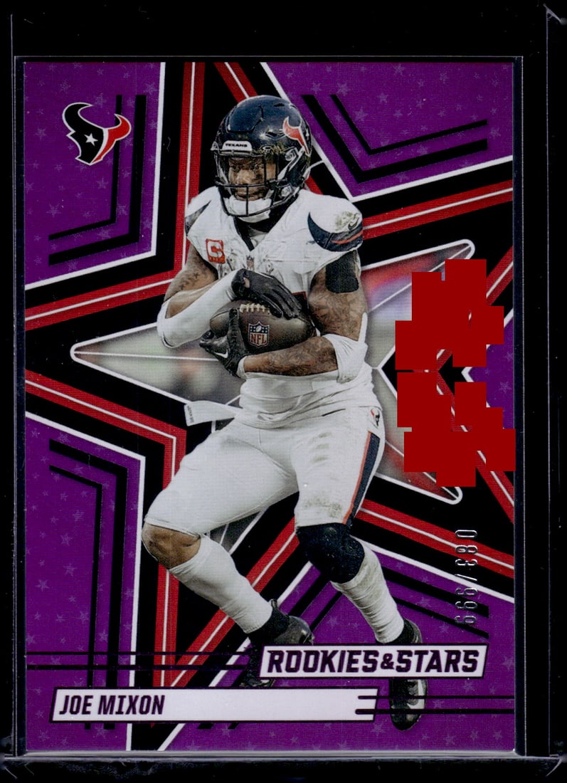 Joe Mixon Purple /999 2025 Rookies & Stars #78 Texans, Bengals: Panini Select, Prizm, Mosaic, Contenders, Zenith, Phoenix, Illusions, Absolute, Rookie NFL Sports Trading Cards, SP, SSP, Cards, Football Cards for Sale Near Me, Superbowl & Hall of Fame Player Cards,