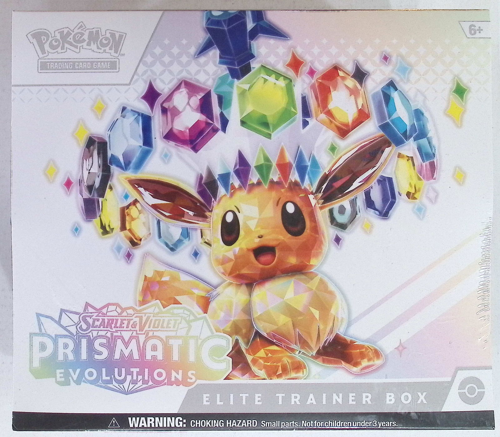 2025 Pokemon Scarlet & Violet Prismatic Evolutions Elite Trainers Box: Pokemon Trading Card Game Cards, Charizard, Pikachu, Mewto, EX, Referse Holo, Holo Rare Cards, Secret Rare Cards, Full Art Cards, Evee, 3 Stars Ultra Rare Cards, Double Rare, Illustration Rare, Specia