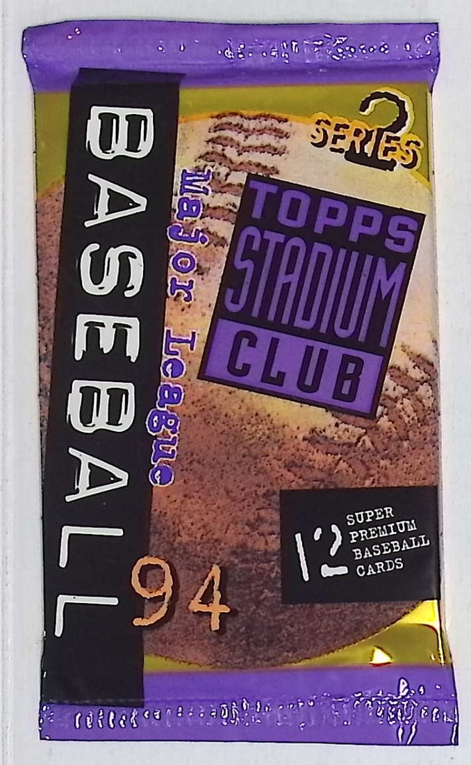 1994 Topps Stadium Club Series 2 Vintage Baseball Retail Box Wax Pack (1 of 1)
