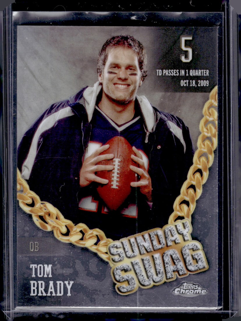 Tom Brady Sunday Swag 2024 Topps Chrome #SS-1 New England Patriots: Topps Football NFL Trading Sports Cards, Sports Cards for Sale Near Me, Super Bowl & Hall of Fame Player Cards, Resurgence, Composite, SP, SSP, Valuable Auction Memorabilia Lots For Sale On Line