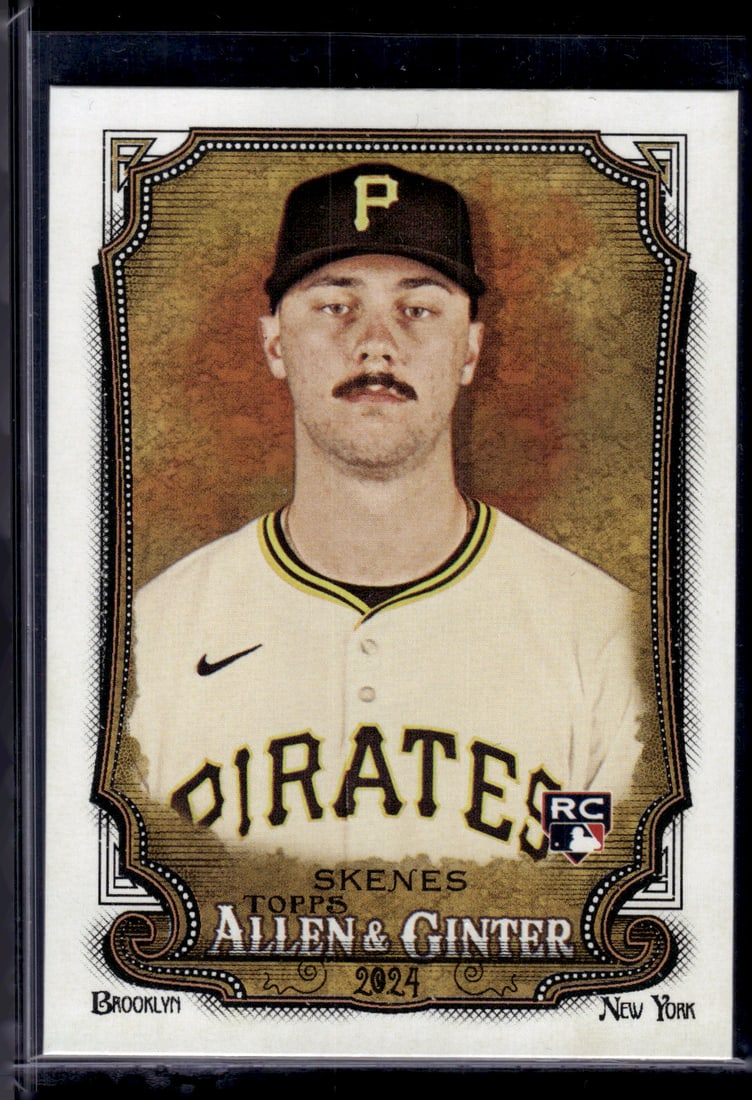 Paul Skenes Rookie Card 2024 Allen & Ginter #282 Pittsburgh Pirates: Topps Baseball MLB Trading & Sports Cards, Sports Cards for Sale Near Me, World Series & Hall of Fame Players Memorabilia, Refractors, X-Fractors, Numbered, SP, SSP, Valuable Auction Memorabilia Lots 