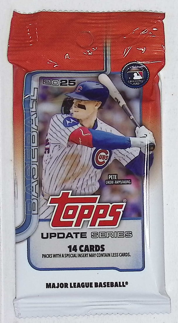 2025 Topps Update Series Baseball Cards RETAIL BOX PACK Sports Cards Rookie Cards James Wood (1 of 1)