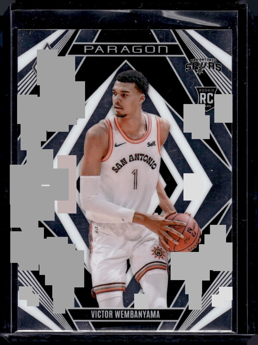 Victor Wembanyama Rookie Card Paragon 2023-24 Panini Phoenix #13 San Antonio Spurs: Panini Select, Prizm, Mosaic, Contenders, Revolution, Phoenix, NBA Hoops, Rookie NFL Sports Trading Cards, Silver, SP, SSP, Wave Prizms, Numbered Cards, Basketball sports Cards for Sale Near Me, NBA C