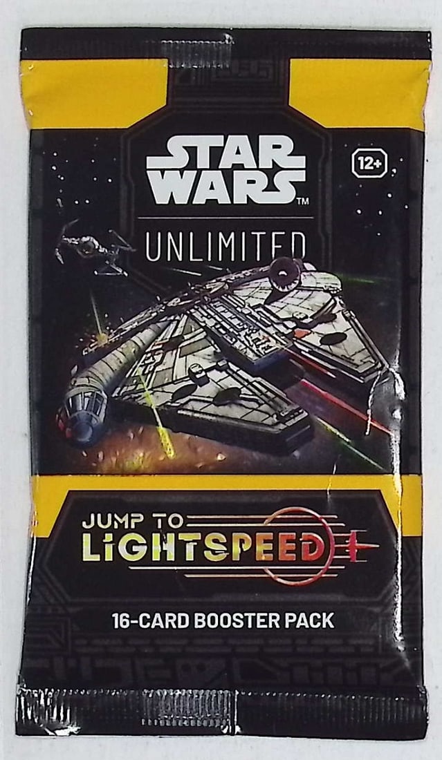 Star Wars Unlimited Jump To Lightspeed 16 Card Booster Pack: 1 Rare or Legendary per Pack (1 of 1)