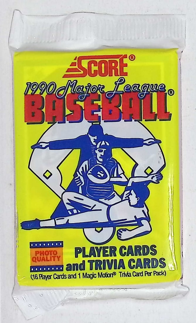 1990 Score Series 1 Vintage Baseball Cards Retail Box Pack Sports Cards (1 of 1)