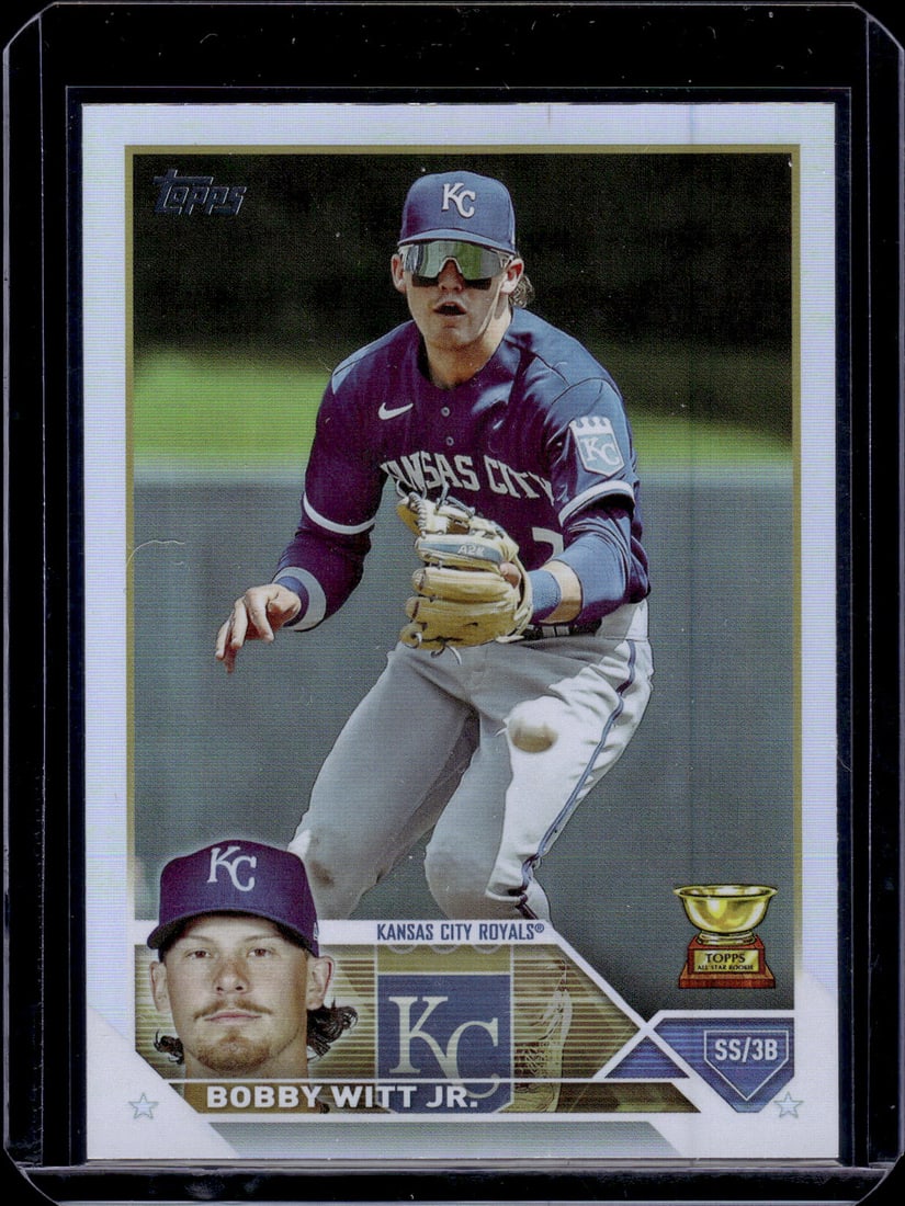 Bobby Witt Jr. Rainbow Foil 2023 Topps #7 Kansas City Royals: Topps Baseball MLB Trading & Sports Cards, Sports Cards for Sale Near Me, World Series & Hall of Fame Players Memorabilia, Refractors, X-Fractors, Numbered, SP, SSP, Valuable Auction Memorabilia Lots 